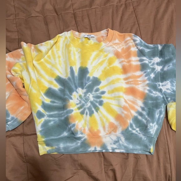 Agolde Tie Dye Balloon Sleeve Sweatshirt - Picture 4 of 7